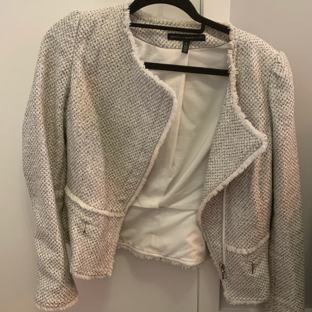 Tweed moto jacket